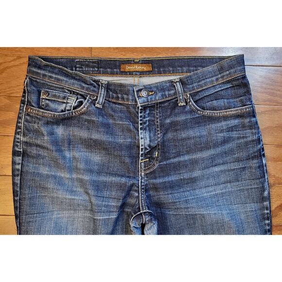 David Kahn Pants Women 10 Blue Denim Jeans Bootcut Made In USA - Picture 3 of 12